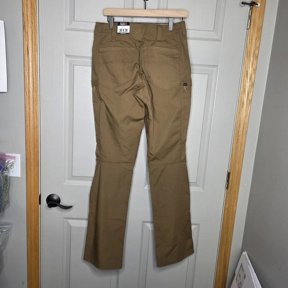 NWT 5.11 Mens 30X34 Tactical Apex Cargo Pant Stretch Battle Brown Regular Fit